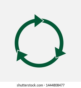 Refresh icon isolated on white background. Vector illustration. Eps 10.
