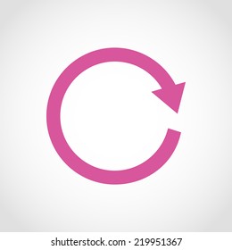 Refresh Icon Isolated on White Background