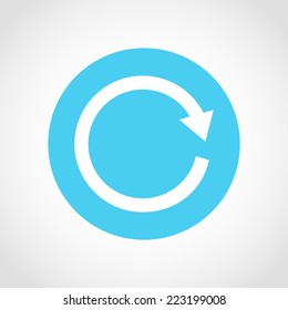 Refresh Icon Isolated on White Background