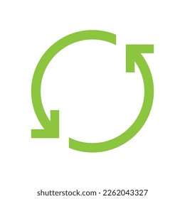 Refresh icon line isolated on white background. Black flat thin icon on modern outline style. Linear symbol and editable stroke. Simple and pixel perfect stroke vector illustration.