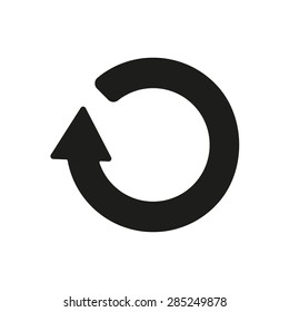 The refresh icon. Loading symbol. Flat Vector illustration