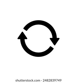 Refresh icon logo design. Reload sign and symbol. Update icon.