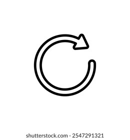 Refresh icon logo design. Reload sign and symbol. Update icon.
