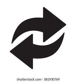 Refresh Icon on the white back ground
