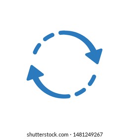 Refresh Icon is perfect for use in any type of design projects.