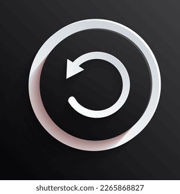 refresh icon reload arrow vector