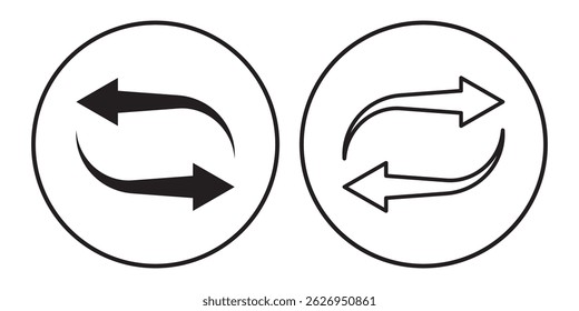Refresh icon. Reload icon set. EPS 10