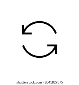 Refresh icon. Reload sign and symbol. Update icon.