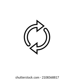 Refresh icon. Reload sign and symbol. Update icon.