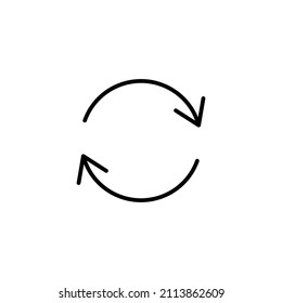 Refresh icon. Reload sign and symbol. Update icon.