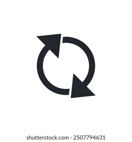 Refresh icon. Reload symbol template for graphic and web design collection logo vector illustration