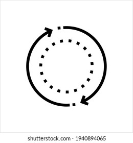 Refresh Icon, Reload, Sync, Update Vector Art Illustration