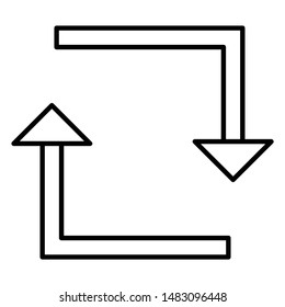 Refresh icon. Reload icon vector. Update icon. Perfect use for website, design, pattern, etc.