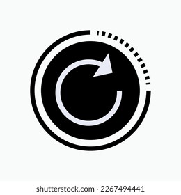 Actualizar icono. Renovar, Reiniciar símbolo.