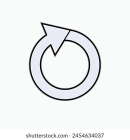 Refresh Icon. Renew, Restart Symbol.