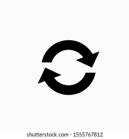 Refresh Icon. Repeat  Illustration As A Simple Vector Sign & Trendy Symbol for Design, Websites, Presentation or Application.