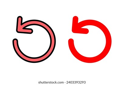 Refresh icon set illustration. Reload sign and symbol. Update icon.