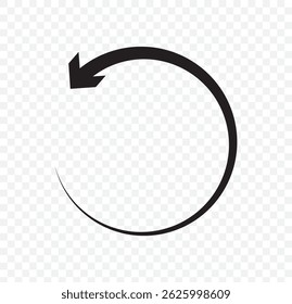 Conjunto de iconos de actualización aislado en fondo transparente 