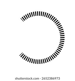 Icônes de rafraîchissement définies. Recharger l'Image vectorielle icône. icône mise à jour. icône de rechargement de ligne de tiret. eps-10.