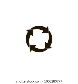refresh icon. sign design