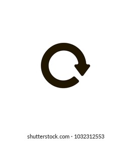refresh icon. sign design