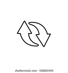 refresh icon. sign design