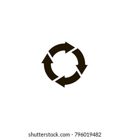 refresh icon. sign design