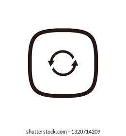 Refresh icon sign symbol