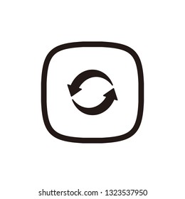 Refresh icon sign symbol
