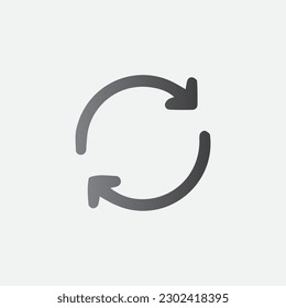 Refresh Icon Symbol Illustration Vector