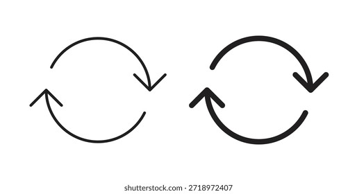 Ícone Atualizar. Símbolo, ilustração de logotipo. conjunto de ícones gráficos