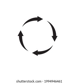 vector de símbolo de icono de actualización