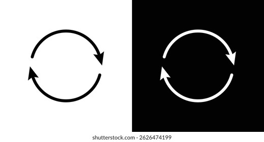 Refresh icon symbol template for graphic and web design