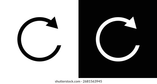 Refresh icon symbol for templates, web design and infographics