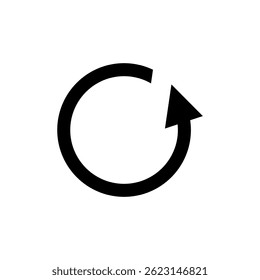 Refresh icon symbolizing the concept of update and renewal in design and technology