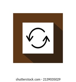 refresh icon, technology icon vector illustration.