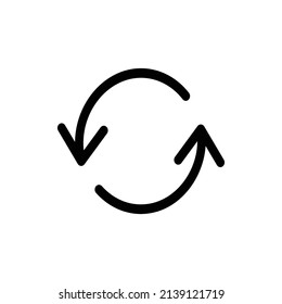 refresh icon, technology icon vector illustration.