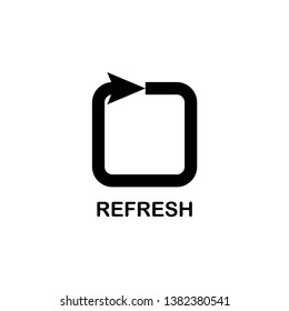 refresh icon template vector trendy