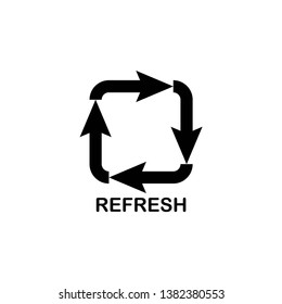 refresh icon template vector trendy