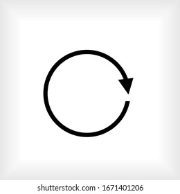 Refresh Icon. Universal Interface Element, Sign and Symbol - Vector.