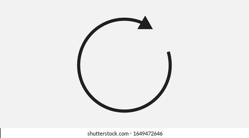 Refresh icon. Update icon. Refresh symbol. Reload arrow icon
