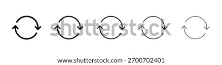 Refresh icon Vector Art Illustration