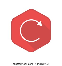 Refresh Icon. Vector Button. Eps