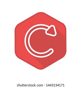 Refresh Icon. Vector Button. Eps