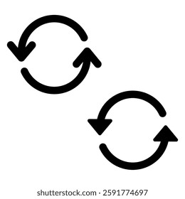 refresh icon vector design symbol templates