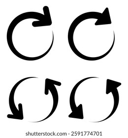 refresh icon vector design symbol templates