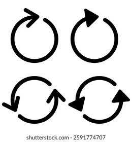 refresh icon vector design symbol templates