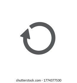 Refresh icon vector design template