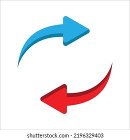 refresh icon vector design template