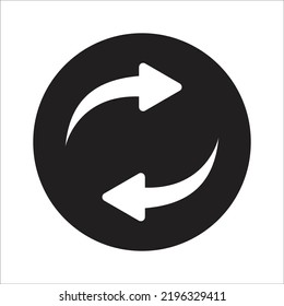 refresh icon vector design template